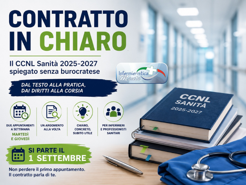CONTRATTO IN CHIARO- Il CCNL comparto Sanità 2025-2027 spiegato senza burocratese